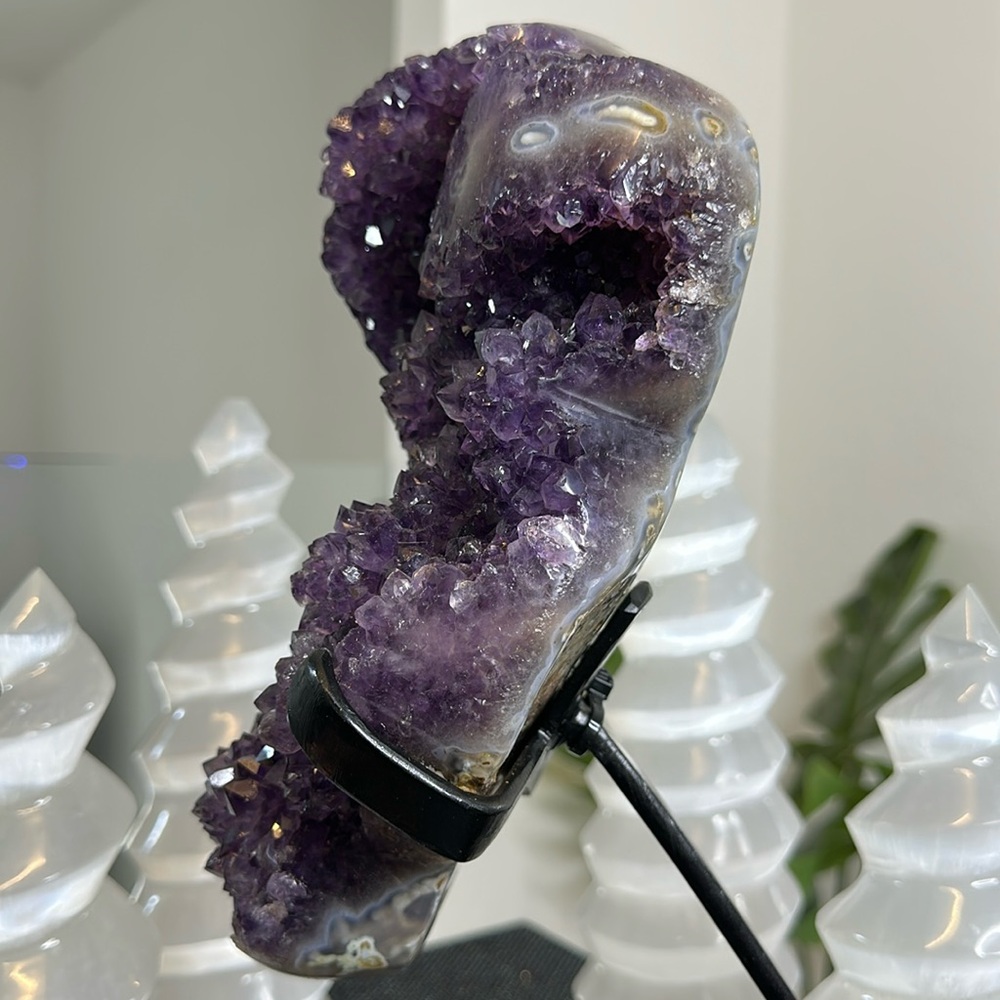 Flower Explosion Amethyst Statement Piece Fea09 - image 4